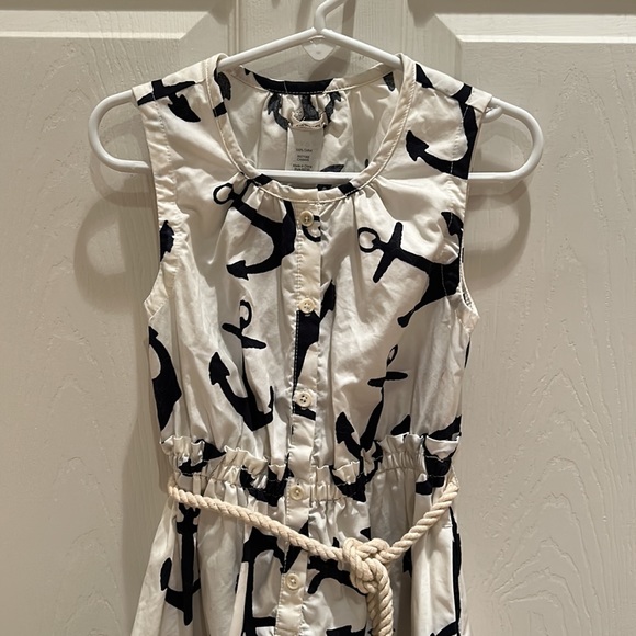 NAUTICAL CREWCUTS GIRL’S DRESS; SIZE 6 - Picture 2 of 2